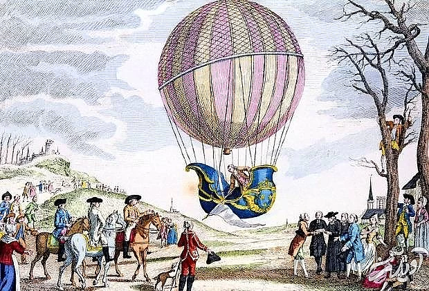 اولین مسافر بالن